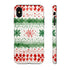 Watercolor Christmas Knitting - Impact Resistant Phone Case iPhone XS MAX Glossy